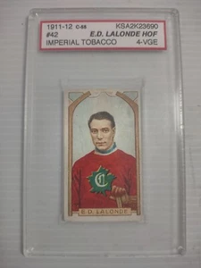 1911-12 C-55 #42 E.D. LALONDE HOF KSA 4-VGE - Picture 1 of 2