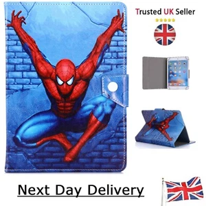 Case for iPad Air 1 2 9.7” 9th 10.2 Gen 5 6 7 8 Mini 3 4 5 6-Spiderman Wall - Picture 1 of 7