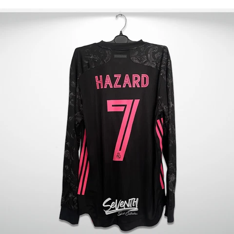 NWD Real Madrid 2020-21 3rd Player Issue Hazard Authentic Long Sleeve Jersey (S) Cover