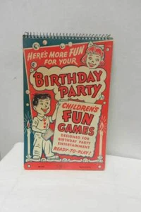 Vintage Birthday Party Child Games - Imagen 1 de 2
