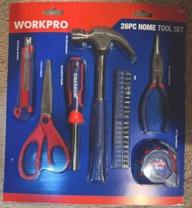 WorkPro 26-teiliges Heimwerkzeugset NEU - Bild 1 von 1