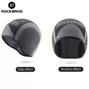 ROCKBROS Cooling Skull Cap Helmet Liner Men Motorcycle Skull Caps Summer Beanie - Picture 1 of 10