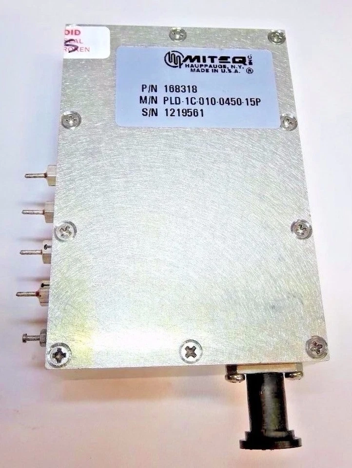 Miteq Inc. PLD-1C-010-0450-15P, 168318 Frequency Oscillator - Image 1 of 1