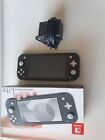 Nintendo Switch Lite Handheld Console - Grey with AC adapter BOXED