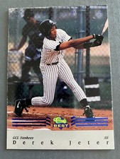 1992 Classic Best Derek Jeter Blue Bonus Rookie RC Card #BC-22, SP!!!
