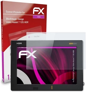atFoliX Glass Protector for Blackmagic Video Assist 7 12G HDR 9H Hybrid-Glass - Afbeelding 1 van 8