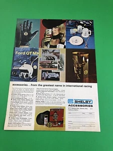 FORD SHELBY ACCESSORIES ORIGINAL VINTAGE PRINT AD PRINTED ADVERTISEMENT - Picture 1 of 1