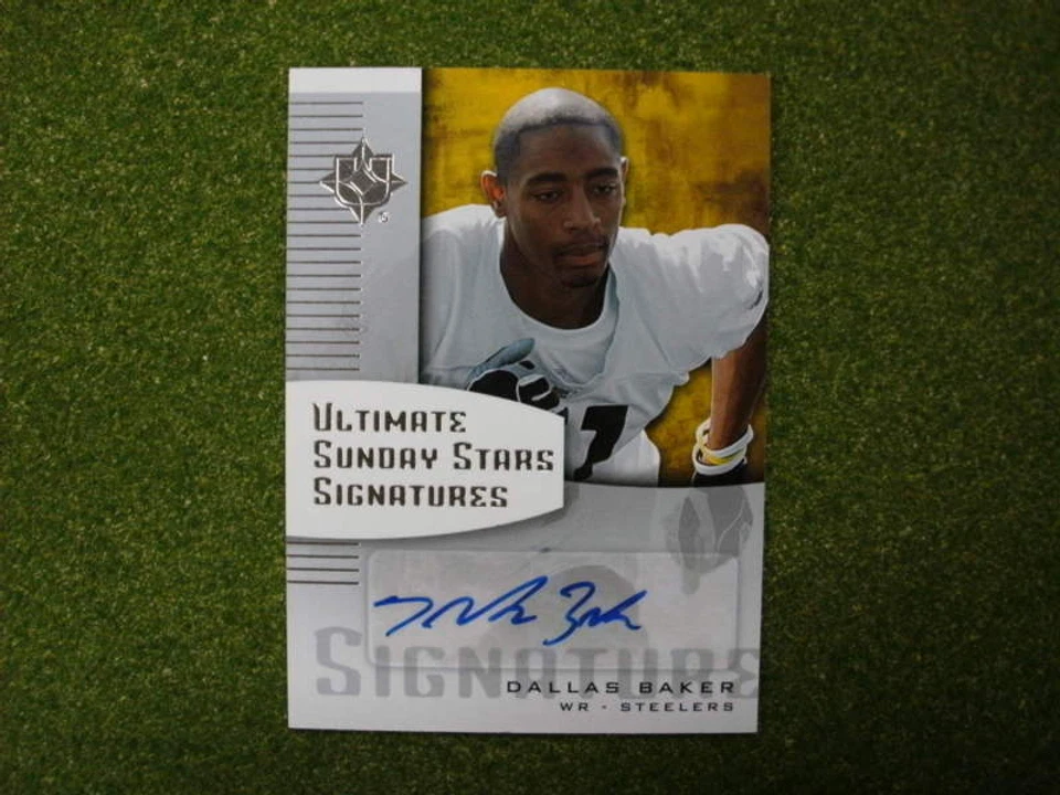 2007 Ultimate Collection Dallas Baker auto Steelers  RC - Image 1 of 1