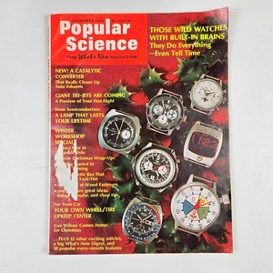 Popular Science Magazine December 1970 Wild Watches with Built In Brains Vintage - Picture 1 of 12
