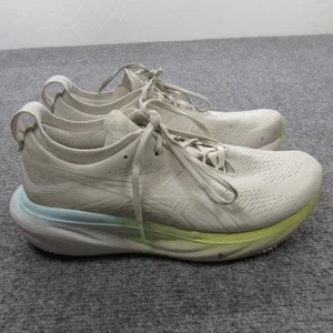 Zapatos para correr ASICS Gel Nimbus 25 para mujer talla 10 blanco amarillo azul FF Blast Plus - Imagen 1 de 21