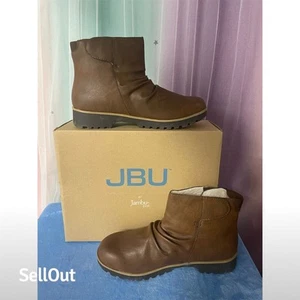 JBU Women's Brown Ankle Bootie Size 7.5 Casual City Style - Picture 1 of 8