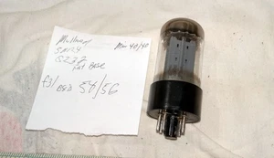 Mullard 5AR4 GZ34 Tube Double O f31 B8D Fat Base Tested TV-7/U NOS 1958 - Picture 1 of 5