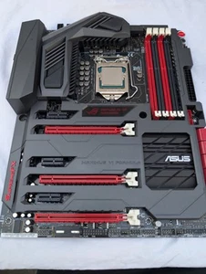 Asus MAXIMUS VI FORMULA Motherboard Socket LGA 1150 + Intel i7-4770K read detail - Photo 1/20