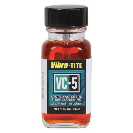 Vibra-Tite 21830 Threadlocker Reutilizable, Vibra-Tite Vc-5, Rojo, Alto, Líquido, Foto 1 de 1