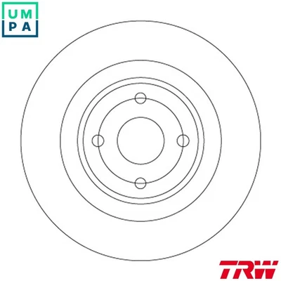 2x BRAKE DISC DF6974 FOR MAZDA MX-5/RF/Targa/IV PE-VPR/VPS 2.0L 4cyl MX-5 IV - Image 1 of 4