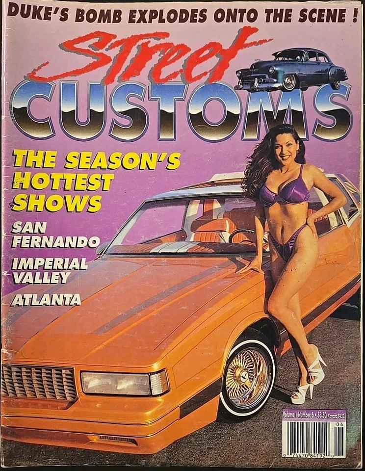 Street Customs Lowrider Magazine Volume 1 Number 6 1995 Foto 1 de 1