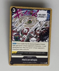 OP08-097 Heliceratops Juego de Cartas UNA PIEZA - Imagen 1 de 1
