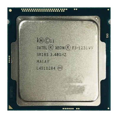 Intel Xeon E3-1231 v3 3.40 GHz Quad-Core 8 Threads 80W LGA 1150 CPU Processor - Image 1 of 4