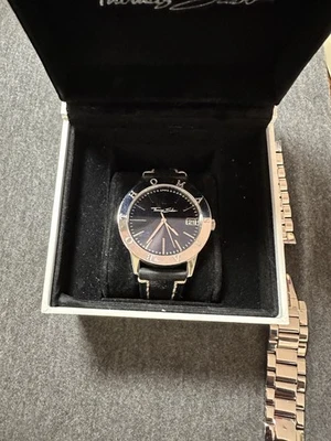 Thomas Sabo Men’s Rebel At Heart Watch 44mm  leather and steel  Strap new batt - Image 1 of 4
