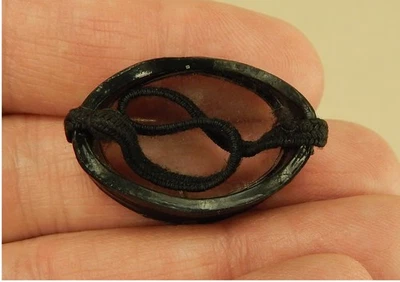 Máscara facial preta vintage 1967 Hasbro GI Joe Pilot #7825 Air Sea Rescue C7 - Imagem 1 de 4