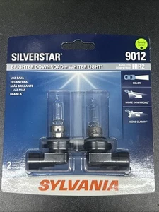 SYLVANIA 9012 SilverStar High Performance Halogen Headlight Bulb, 2 Bulbs - Picture 1 of 1