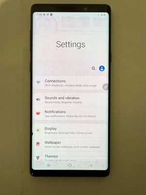 Samsung Galaxy Note9 SM-N960U Unlocked 128GB Midnight Black Heavy burn LCD - Image 1 of 2