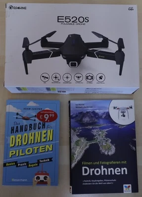 EACHINE E520S GPS Drohne mit 4k HD Kamera,5G - neuwertig + 2 Bücher - Bild 1 von 4