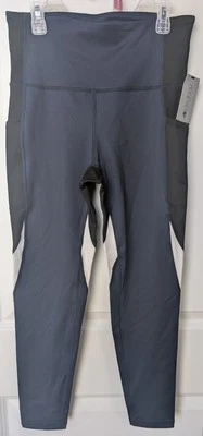 IDEOLOGY Mujer 7/8, tiro alto, bolsillo lateral, legging Indigo Sea, pequeño, nuevo Foto 1 de 4