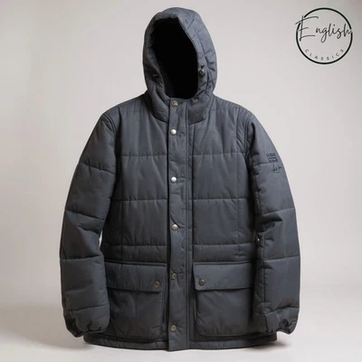 Chaqueta acolchada Barbour International Steve McQueen Goshen para hombre grande azul marino  Foto 1 de 4