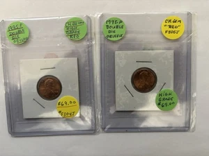 TWO 1995-P Double Die Obverse Lincoln Cent (CH-Gem). Both for $79! - Picture 1 of 11