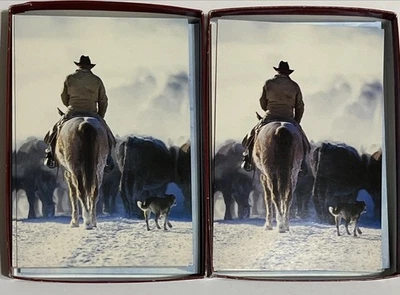 2 Packs Christmas Cards Leanin' Tree 20 Total Horse  Cowboy Winter Holiday 5X7 - Image 1 of 4