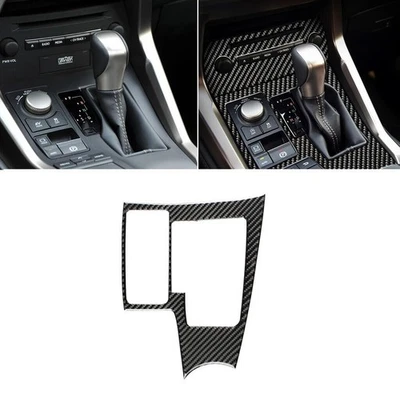 Carbon Fiber Central Console Gear Shift Panel Cover Trim For Lexus NX200T 300H - Image 1 of 4
