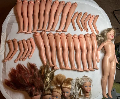 Super Big lot Estrela Doll Brazil Susi & Deborah parts sold Tammy Sindy Friend - Image 1 of 4