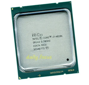 Intel Core i7-4820k 3.7 GHz LGA2011 6 Core 8 threads SR1AU CPU Processors 10 MB - Picture 1 of 4
