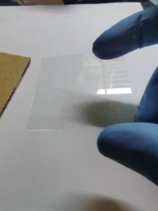 Lot of 10 50x50x0.13mm Thin Glass Sheet (Microsheet) - Picture 1 of 6