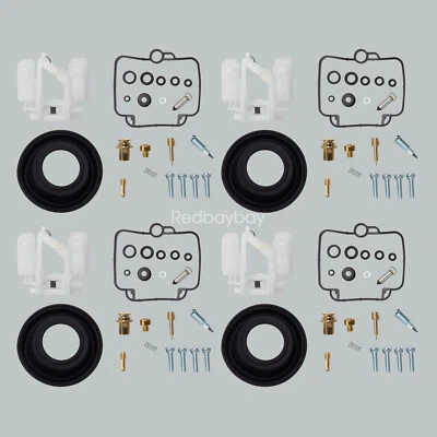 4xCarburetor Repair Kit diaphragm Float FOR FOR Triumph Thunderbird Sport 98- 04 - Image 1 of 4