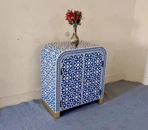 New Indian handmade bone inlay cabinet bone inlay furniture, bone inlay buffet - Picture 1 of 6