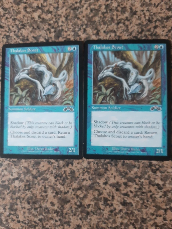 MTG - 2 x Thalakos Scout - Exodus - Image 1 of 1