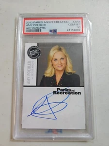 2013 Press Pass Amy Poehler Parks Rec Recreation Autograph Auto AP2 PSA 10 POP 4 - Picture 1 of 3