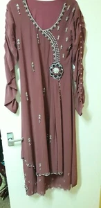 Beautiful Maroon/Red Asian/Indian Dress UK Size 8-10/10-12. Both sizes available - Picture 1 of 6