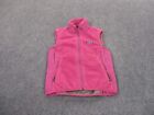 Patagonia Vest Jacket Adult S Pink Fleece Pocket Outdoors Logo Casual Womens