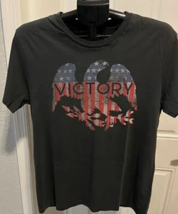 Denim & supply ralph Lauren shirt Mens Medium victory eagle us flag short sleeve - Picture 1 of 4