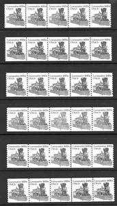Locomotora Scott # 1897A 2c PNC5s, placas completas #2-10, ¡en estado bastante bueno+ calidad! Cat-$3,00 - Imagen 1 de 1