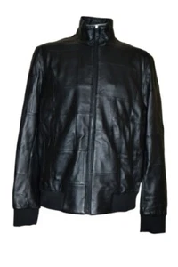 Chaqueta Paul Smith Mainline para Hombre Cuero Negro Patchwork ""L"" Precio de venta sugerido por el fabricante £1500 Totalmente Nueva - Imagen 1 de 9