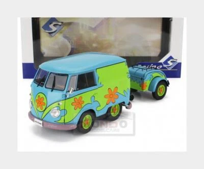 1:18 SOLIDO Volkswagen T1 Van Kool Combi Ghosthunters Machine 1950 SL1810904 - Immagine 1 di 3