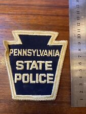 Vintage USA Police Sherrif CLOTH BADGE Patch - PENNSYLVANIA STATE POLICE