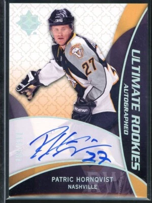 2008-09 Ultimate Collection Autographs RC #85 Patric Hornqvist 199/399 - Image 1 of 2
