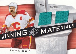 2008-09 SPx Hockey Winning Material JERSEY #WM-LM Lanny McDonald