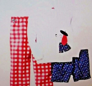 CARTER'S 3 piece Pajama Set CUTE ~Size 4 - Picture 1 of 1