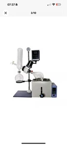 2L RE-201D Rotary Evaporator Manual Lift Distillation extraction Rotavapor 110V - Picture 1 of 2